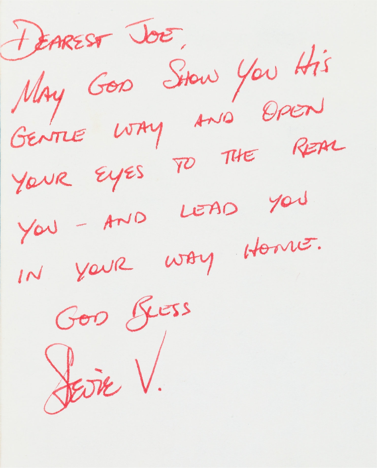 Stevie Ray Vaughan Autograph