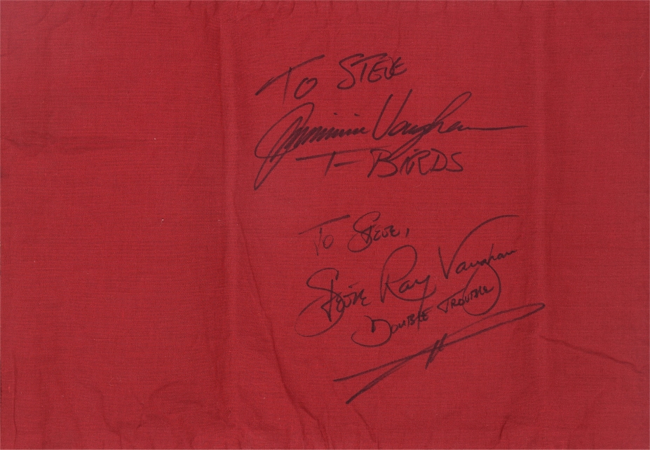Stevie Ray Vaughan Autograph