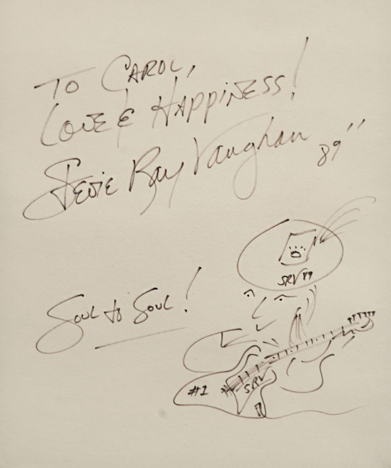 Stevie Ray Vaughan Autograph