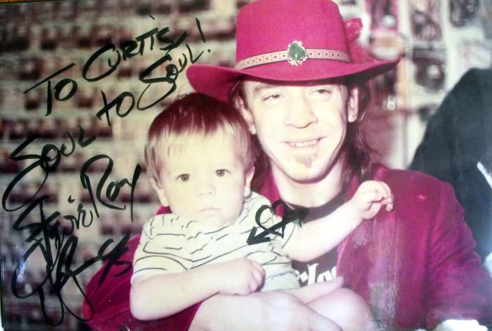 Stevie Ray Vaughan Signed Photo