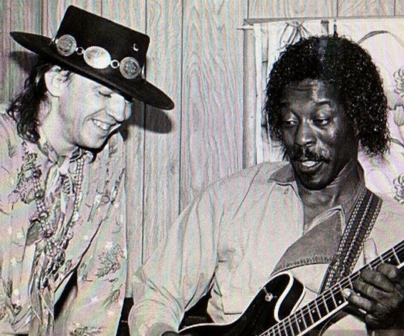 SRV with Buddy Guy