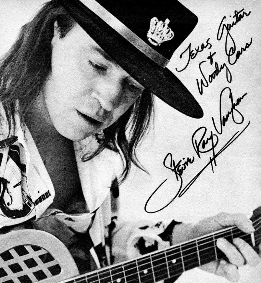 Stevie Ray Vaughan Signed Photo