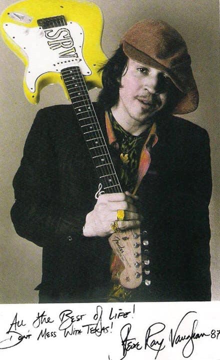 Stevie Ray Vaughan Autograph