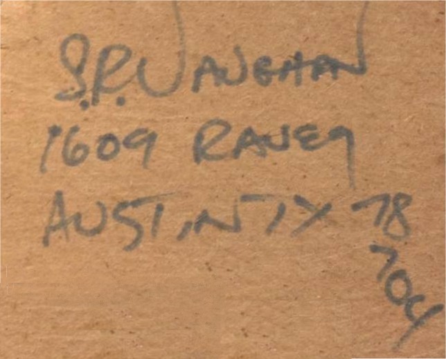 Stevie Ray Vaughan Autograph