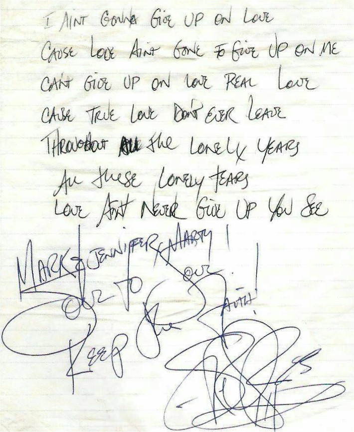 Stevie Ray Vaughan Autograph