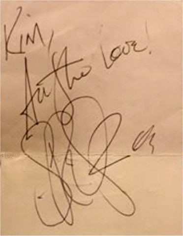 Stecie Ray Vaughan Autograph