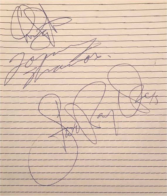 Stevie Ray Vaughan Autograph