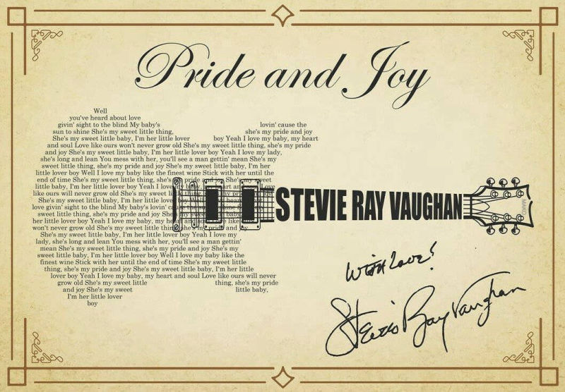 Stevie Ray Vaughan Autograph