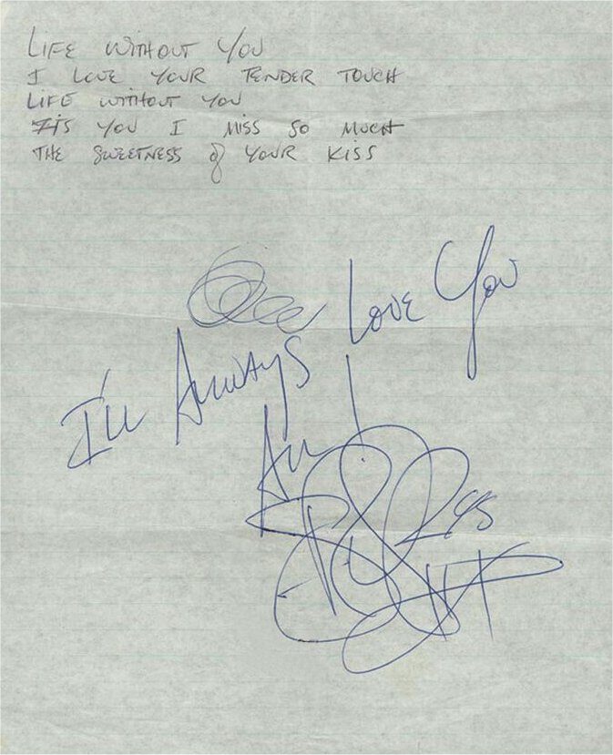 Stevie Ray Vaughan Autograph