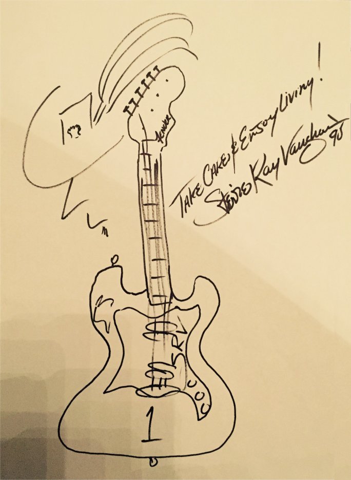 Stevie Ray Vaughan Autograph