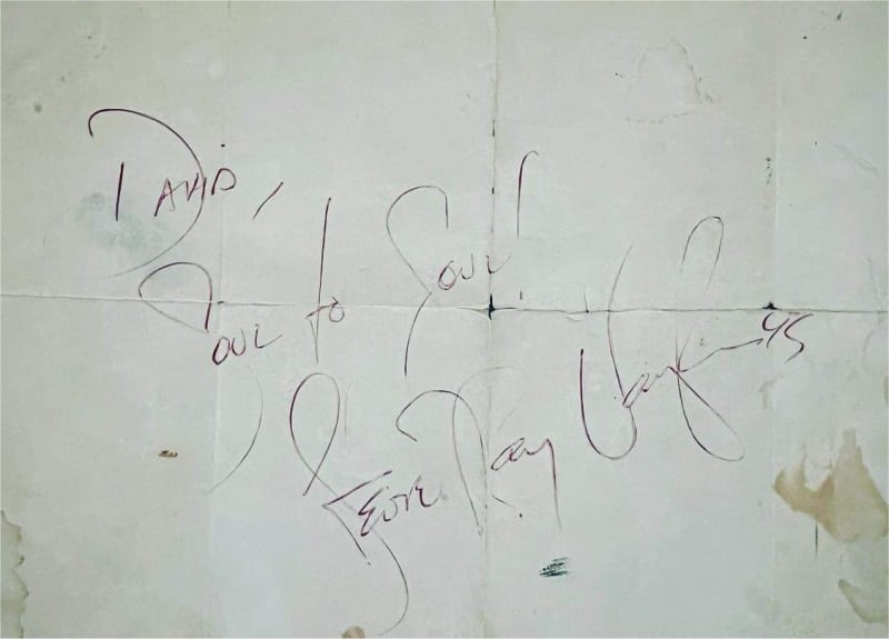 Stevie Ray Vaughan Autograph