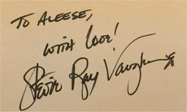 Stevie Ray Vaughan Autograph