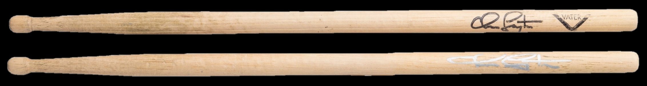 Chris Layton Signed Drum Sticks