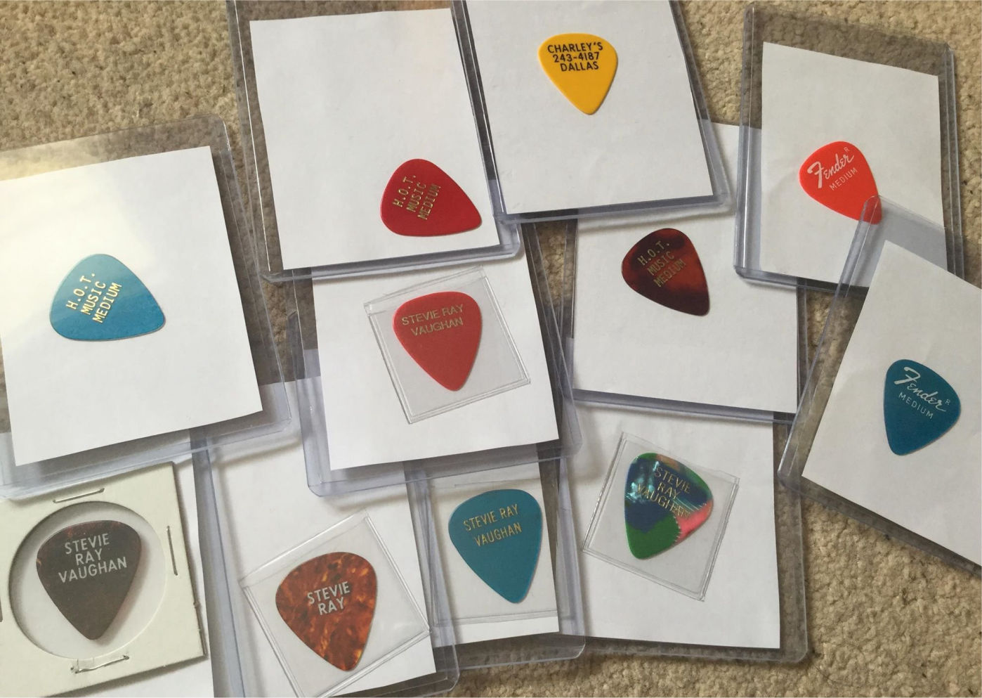 SRV Guitar Picks
