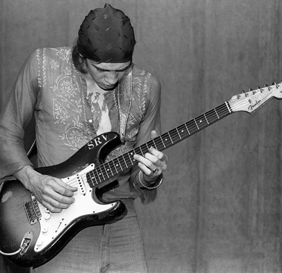 Stevie Ray Vaughan Guitar Decal